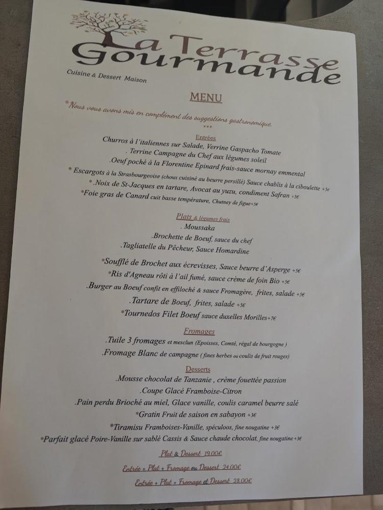 La Terrasse Gourmande - Menu Image 3